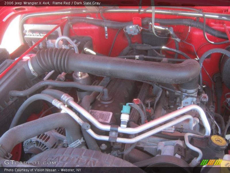 Flame Red / Dark Slate Gray 2006 Jeep Wrangler X 4x4