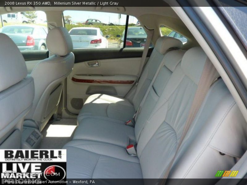Millenium Silver Metallic / Light Gray 2008 Lexus RX 350 AWD