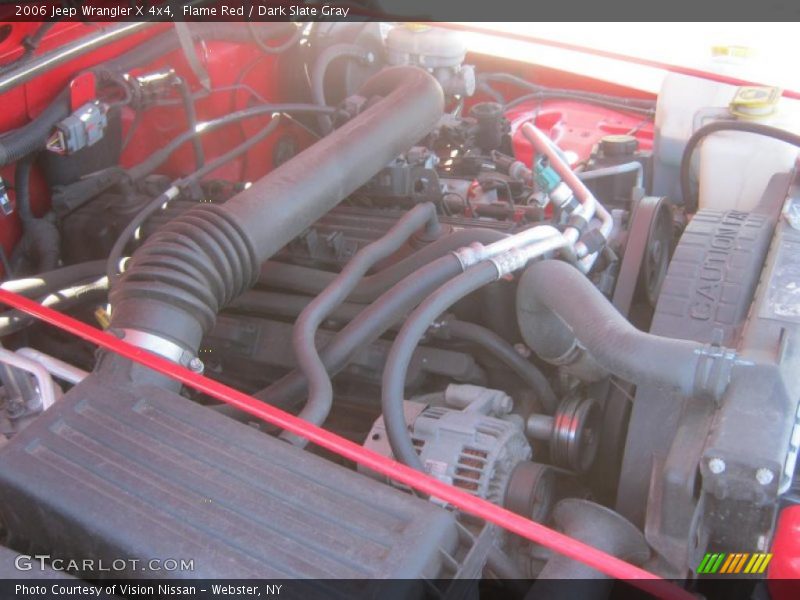 Flame Red / Dark Slate Gray 2006 Jeep Wrangler X 4x4