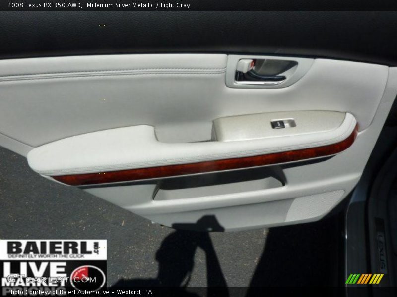 Millenium Silver Metallic / Light Gray 2008 Lexus RX 350 AWD