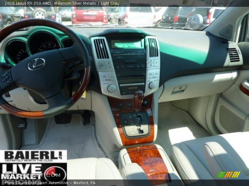 Millenium Silver Metallic / Light Gray 2008 Lexus RX 350 AWD