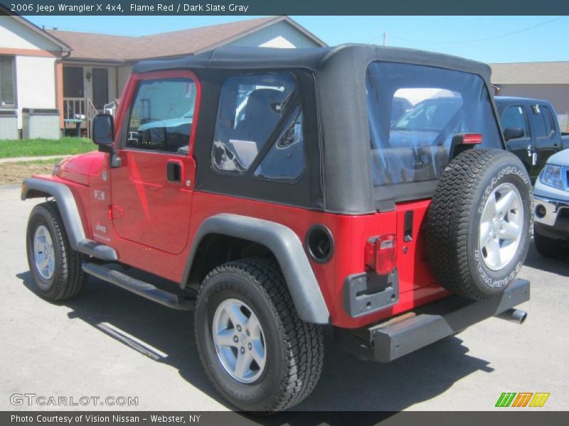 Flame Red / Dark Slate Gray 2006 Jeep Wrangler X 4x4