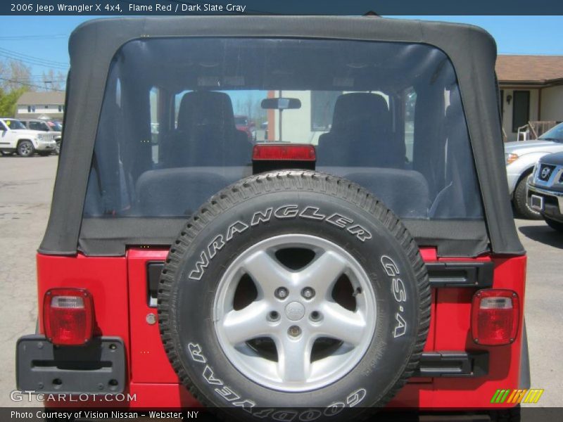 Flame Red / Dark Slate Gray 2006 Jeep Wrangler X 4x4