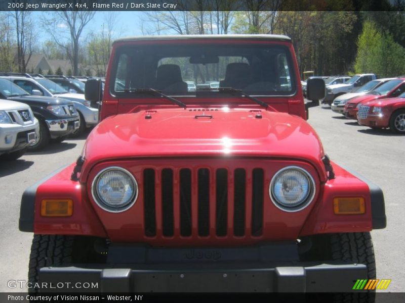 Flame Red / Dark Slate Gray 2006 Jeep Wrangler X 4x4