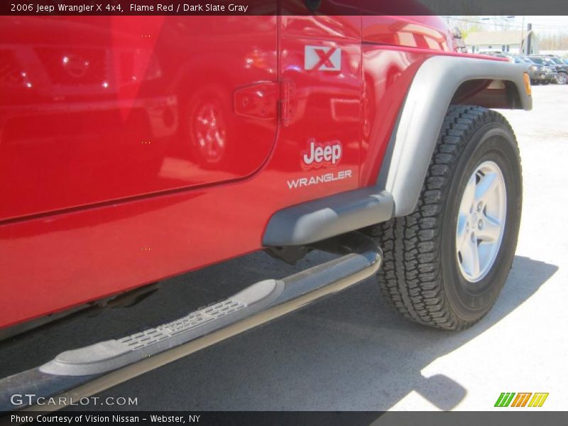 Flame Red / Dark Slate Gray 2006 Jeep Wrangler X 4x4