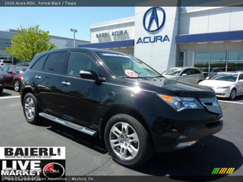 Formal Black / Taupe 2009 Acura MDX