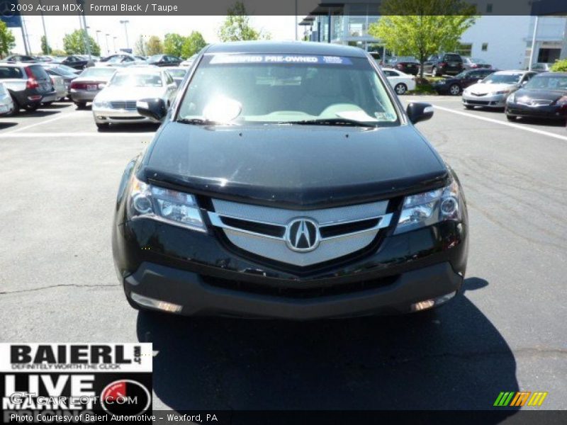 Formal Black / Taupe 2009 Acura MDX