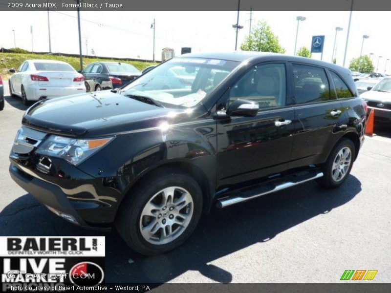 Formal Black / Taupe 2009 Acura MDX
