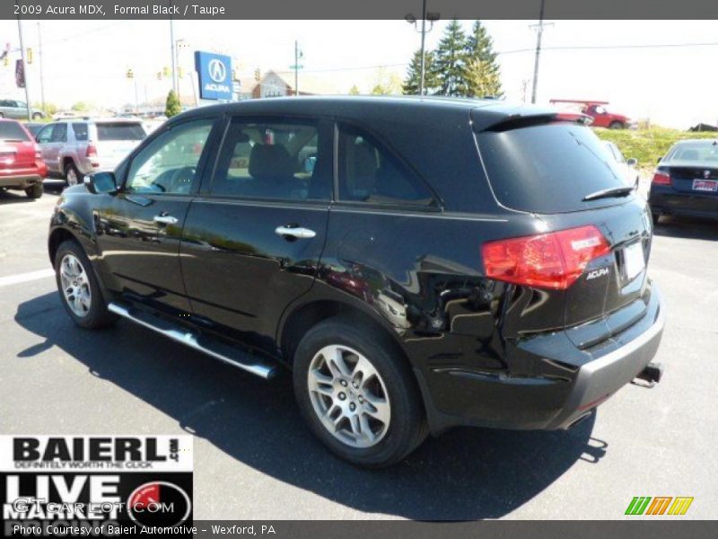 Formal Black / Taupe 2009 Acura MDX