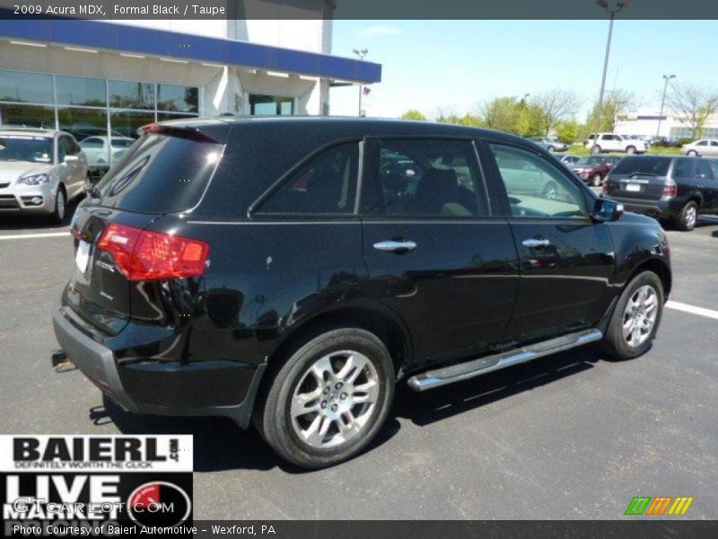 Formal Black / Taupe 2009 Acura MDX