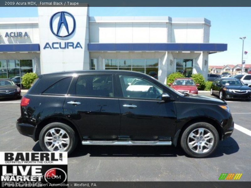Formal Black / Taupe 2009 Acura MDX