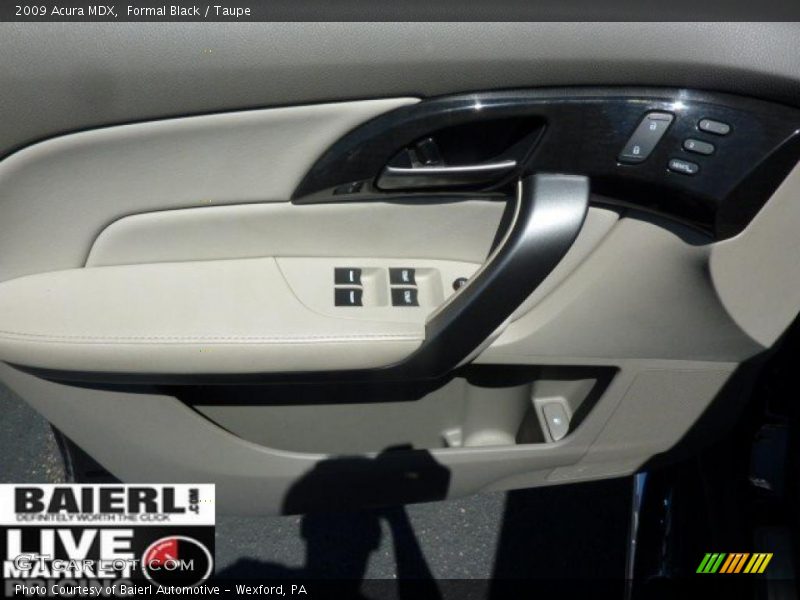 Formal Black / Taupe 2009 Acura MDX