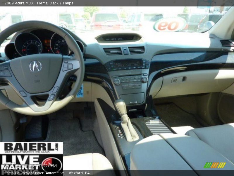 Formal Black / Taupe 2009 Acura MDX