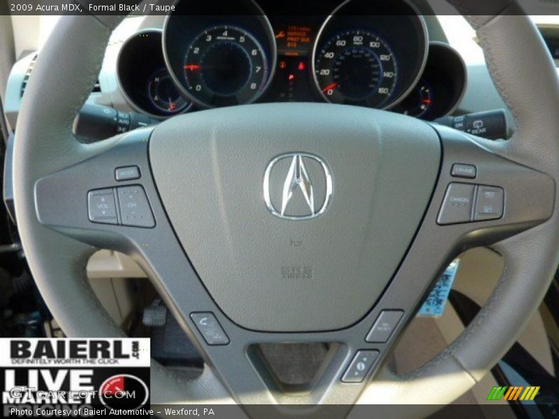 Formal Black / Taupe 2009 Acura MDX
