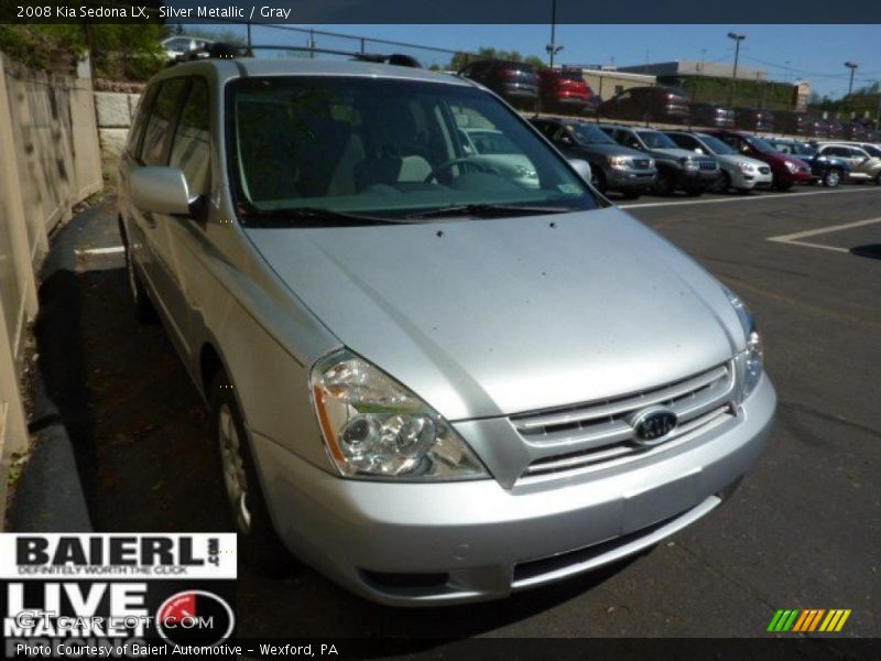 Silver Metallic / Gray 2008 Kia Sedona LX