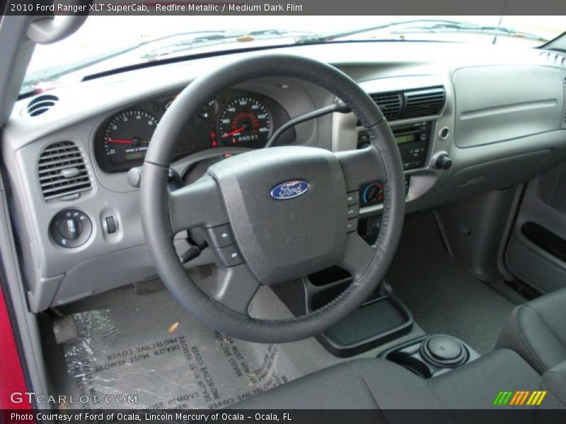 Redfire Metallic / Medium Dark Flint 2010 Ford Ranger XLT SuperCab