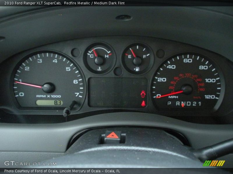 Redfire Metallic / Medium Dark Flint 2010 Ford Ranger XLT SuperCab