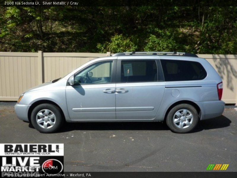 Silver Metallic / Gray 2008 Kia Sedona LX