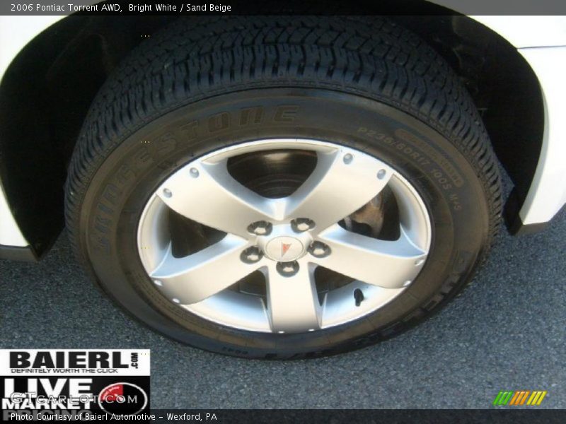Bright White / Sand Beige 2006 Pontiac Torrent AWD