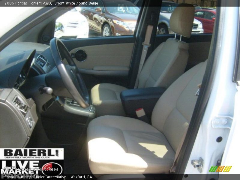 Bright White / Sand Beige 2006 Pontiac Torrent AWD