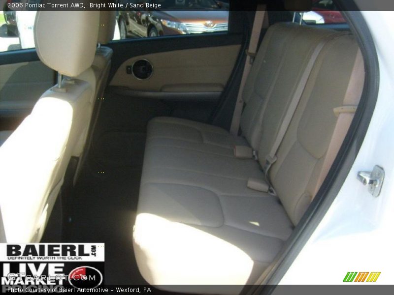 Bright White / Sand Beige 2006 Pontiac Torrent AWD