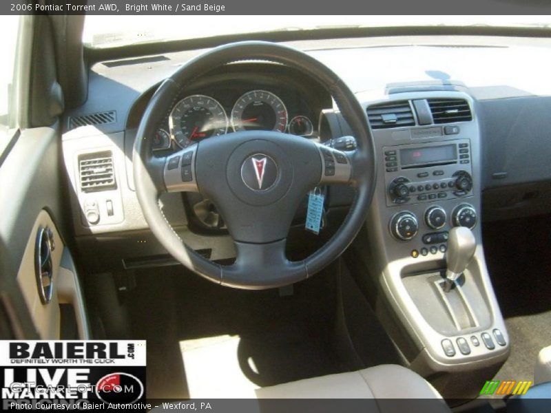 Bright White / Sand Beige 2006 Pontiac Torrent AWD