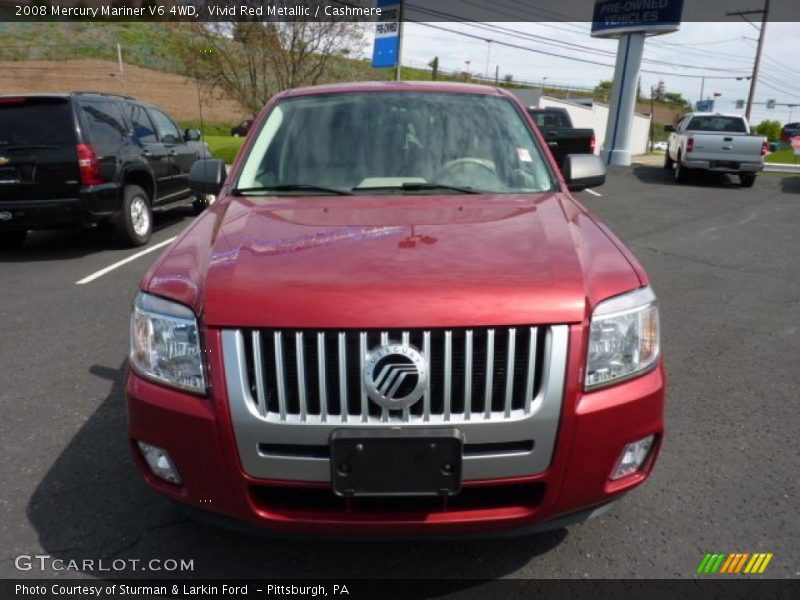Vivid Red Metallic / Cashmere 2008 Mercury Mariner V6 4WD