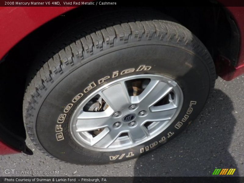 Vivid Red Metallic / Cashmere 2008 Mercury Mariner V6 4WD