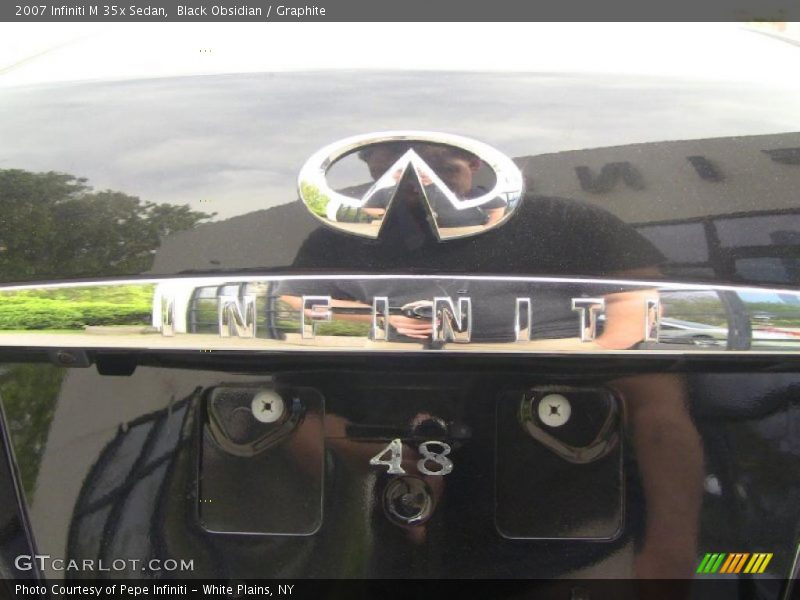 Black Obsidian / Graphite 2007 Infiniti M 35x Sedan