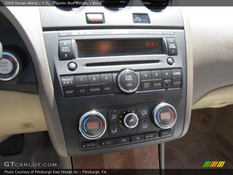 Majestic Blue Metallic / Blond 2008 Nissan Altima 2.5 SL