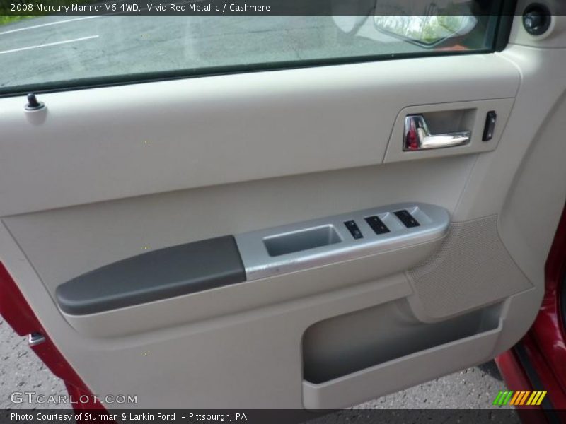 Vivid Red Metallic / Cashmere 2008 Mercury Mariner V6 4WD