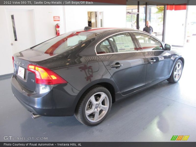 Saville Grey Metallic / Soft Beige/Off Black 2012 Volvo S60 T5