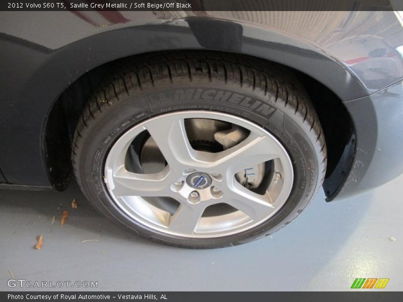 Saville Grey Metallic / Soft Beige/Off Black 2012 Volvo S60 T5