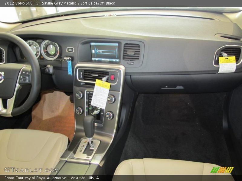 Saville Grey Metallic / Soft Beige/Off Black 2012 Volvo S60 T5