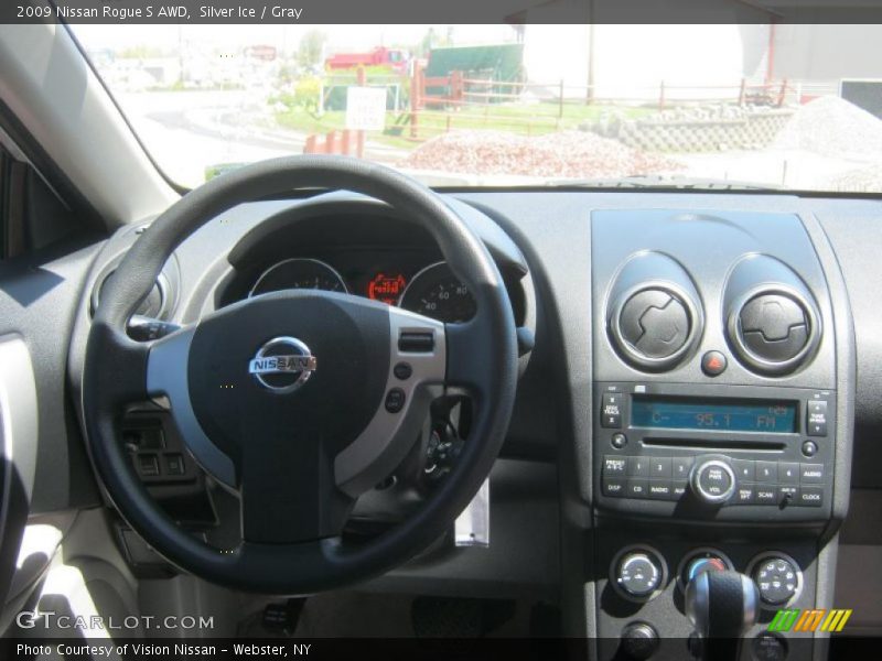 Silver Ice / Gray 2009 Nissan Rogue S AWD