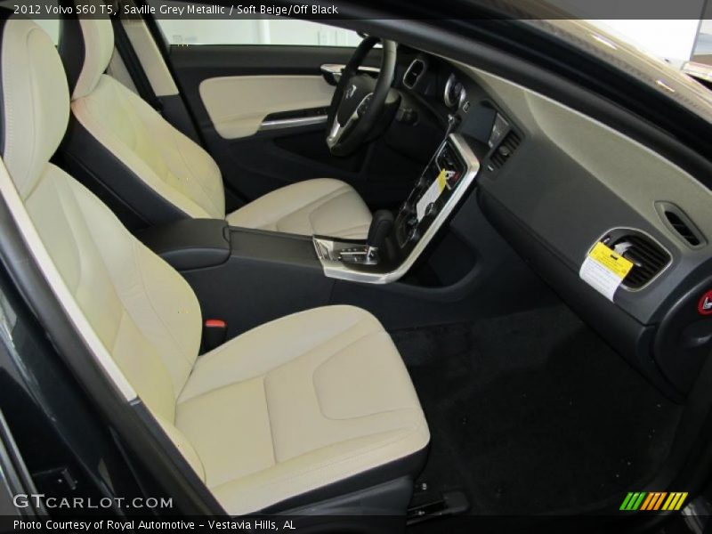 Saville Grey Metallic / Soft Beige/Off Black 2012 Volvo S60 T5