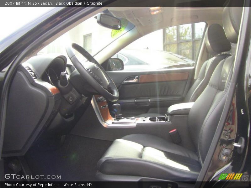 Black Obsidian / Graphite 2007 Infiniti M 35x Sedan