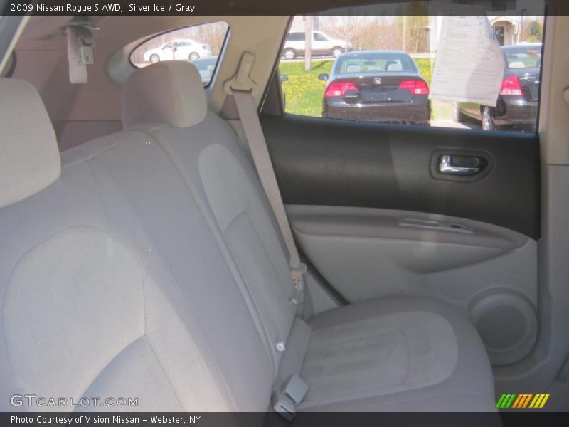 Silver Ice / Gray 2009 Nissan Rogue S AWD