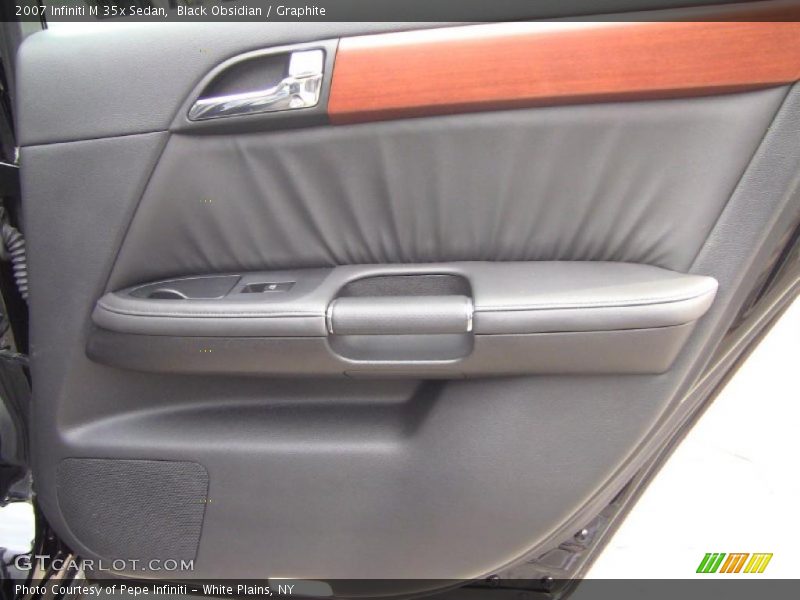 Black Obsidian / Graphite 2007 Infiniti M 35x Sedan