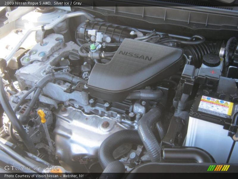 Silver Ice / Gray 2009 Nissan Rogue S AWD