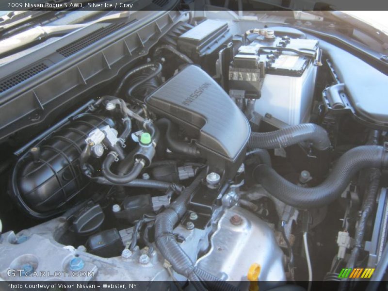 Silver Ice / Gray 2009 Nissan Rogue S AWD