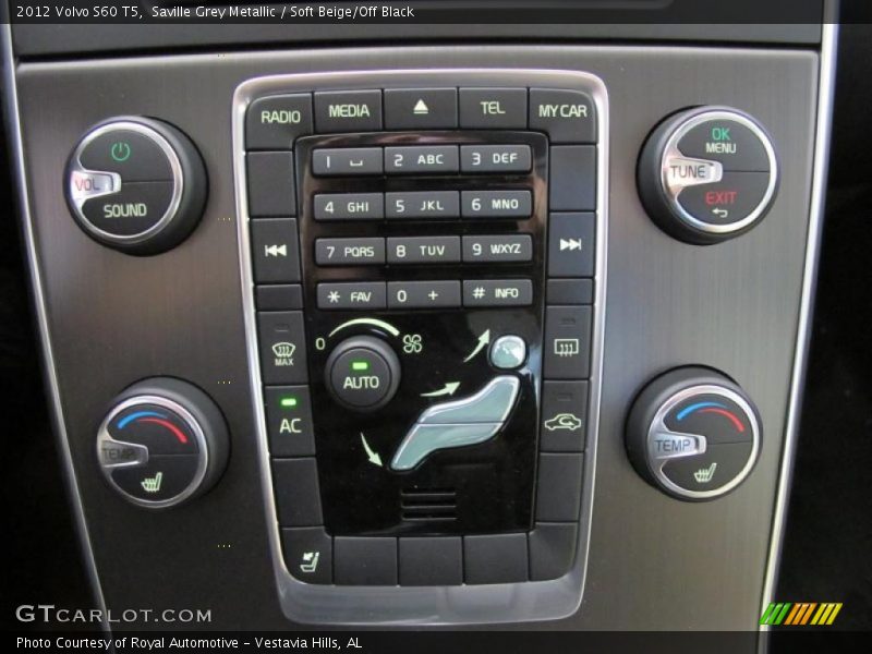 Saville Grey Metallic / Soft Beige/Off Black 2012 Volvo S60 T5