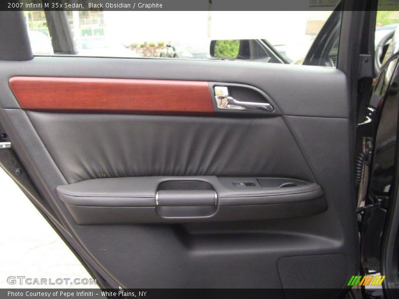 Black Obsidian / Graphite 2007 Infiniti M 35x Sedan