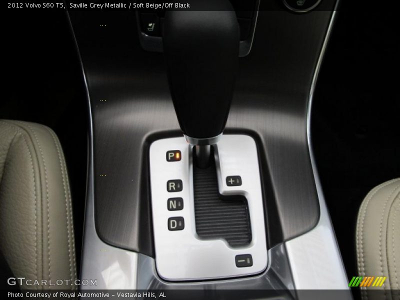 Saville Grey Metallic / Soft Beige/Off Black 2012 Volvo S60 T5