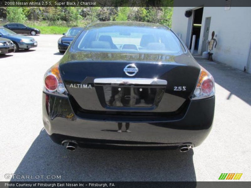 Super Black / Charcoal 2008 Nissan Altima 2.5 S