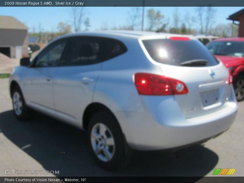 Silver Ice / Gray 2009 Nissan Rogue S AWD