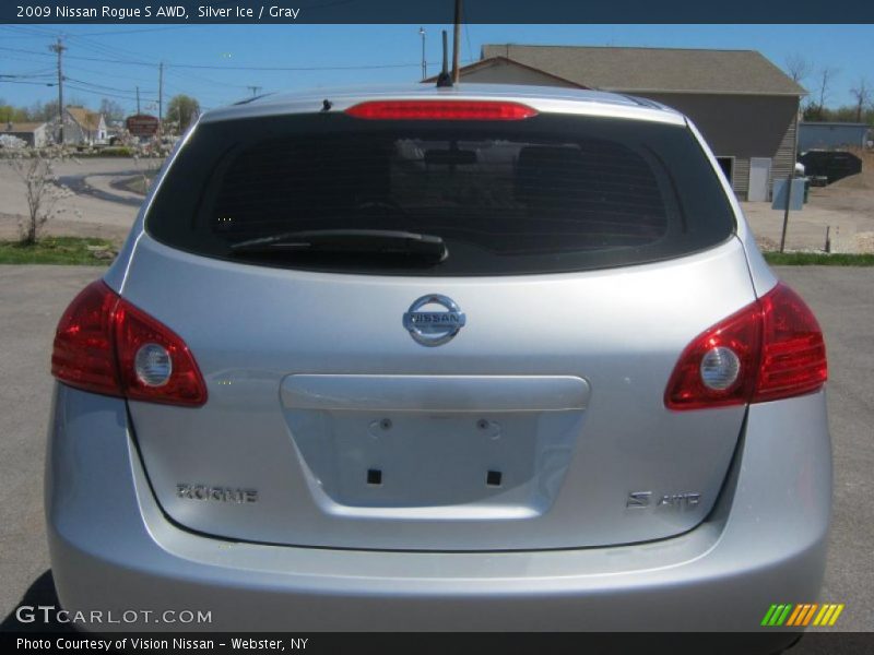 Silver Ice / Gray 2009 Nissan Rogue S AWD