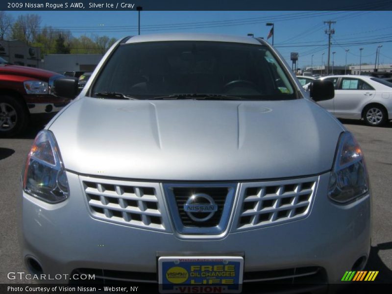 Silver Ice / Gray 2009 Nissan Rogue S AWD