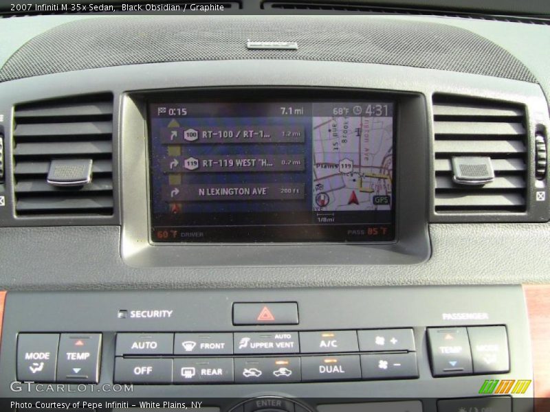 Black Obsidian / Graphite 2007 Infiniti M 35x Sedan
