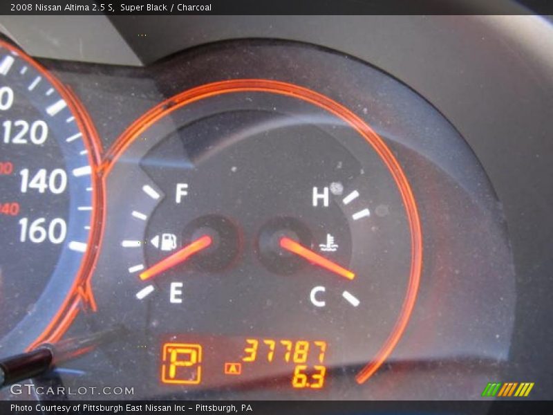 Super Black / Charcoal 2008 Nissan Altima 2.5 S